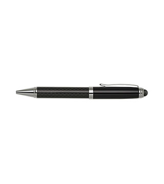 02038-01 - Carbon Fiber Ballpoint Pen/Stylus w/ Black Ink