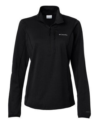 Ladies' Essential Hike Grid Fleece Half-Zip Pullover