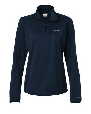 213624 - Ladies' Essential Hike Grid Fleece Half-Zip Pullover