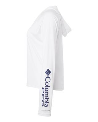 Ladies PFG Tidal Tee Hooded Long Sleeve