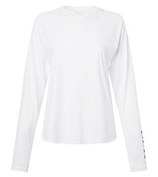 216061A - Ladies PFG Tidal Tee Hooded Long Sleeve