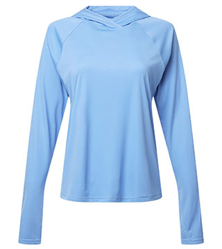 216061A - Ladies PFG Tidal Tee Hooded Long Sleeve