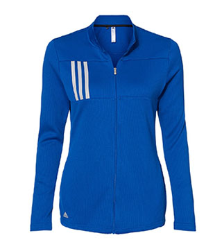A483 - Ladies' 3-Stripes Double Knit 1/4 Zip Pullover