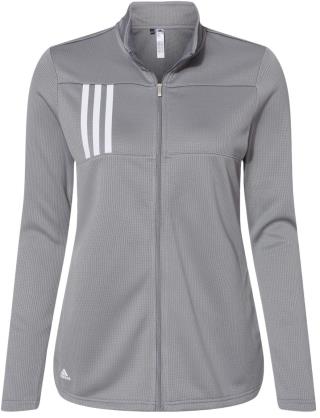 A483 - Ladies' 3-Stripes Double Knit 1/4 Zip Pullover