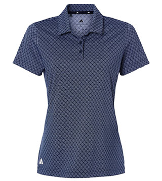 A717 - Ladies 4 Way Stretch Printed Polo