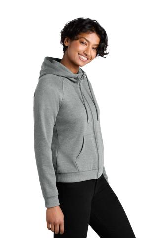Women’s Organic CVC Fleece Full-Zip Hoodie