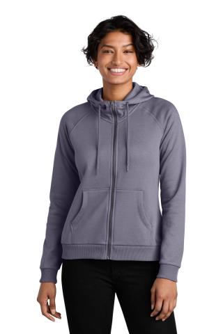 Women’s Organic CVC Fleece Full-Zip Hoodie