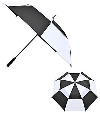 Elements 60 Recycled Auto Open Double Canopy Golf Umbrella