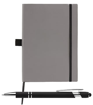 BLK25-NWS-C - Hemingway Recycled Soft Cover Journal & Pen Set