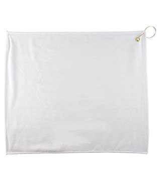BLK-ICO-138 - Polyester Blend White Towel