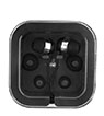 BLK-ICO-319 - Earbuds w/Microphone in Square Case