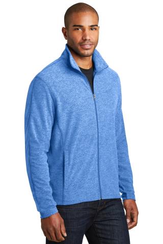 Heather Microfleece Full-Zip Jacket