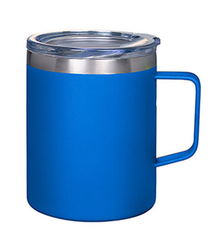 ICOL-B-019 - 12 Oz. Insulated Stainless Steel Mug - Reflex Blue