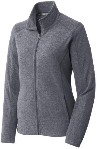 Ladies' Heather Microfleece Full-Zip Jacket