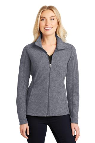 Ladies' Heather Microfleece Full-Zip Jacket