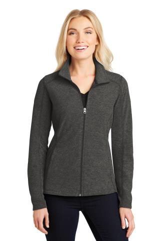 L235 - Ladies' Heather Microfleece Full-Zip Jacket