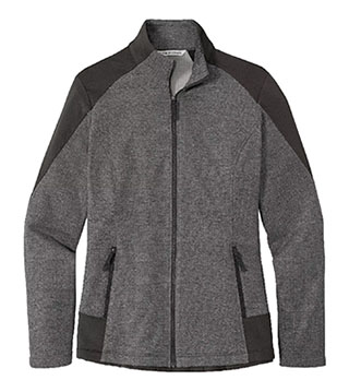 L239 - Ladie's Grid Fleece Jacket