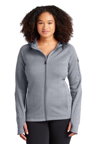 L248 - Ladies' Tech Fleece Full-Zip Hooded Jacket