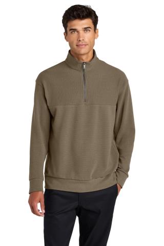 MM3040 - Linear Texture Quarter Zip