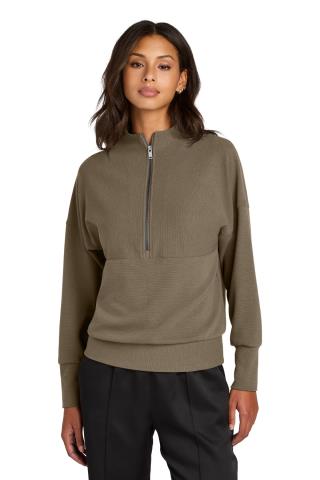 MM3041 - Ladies Linear Texture Quarter Zip