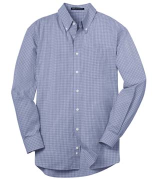 S639 - Plaid Pattern Easy Care Shirt