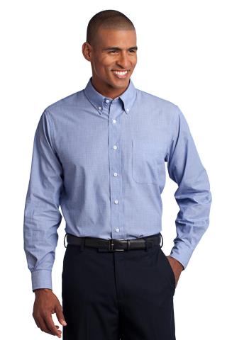 Men's Crosshatch Easy Care Shirt