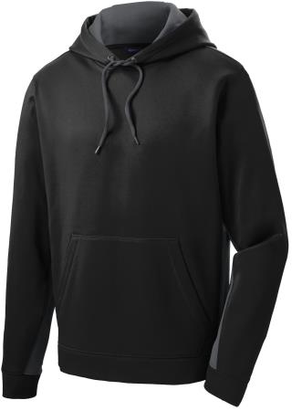 ST235 - Fleece Colorblock Hooded Pullover